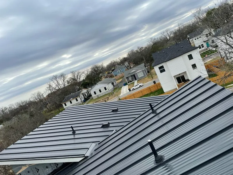 Standing seam metal roof panels with vents for Skylight Repair in East Renton Highlands